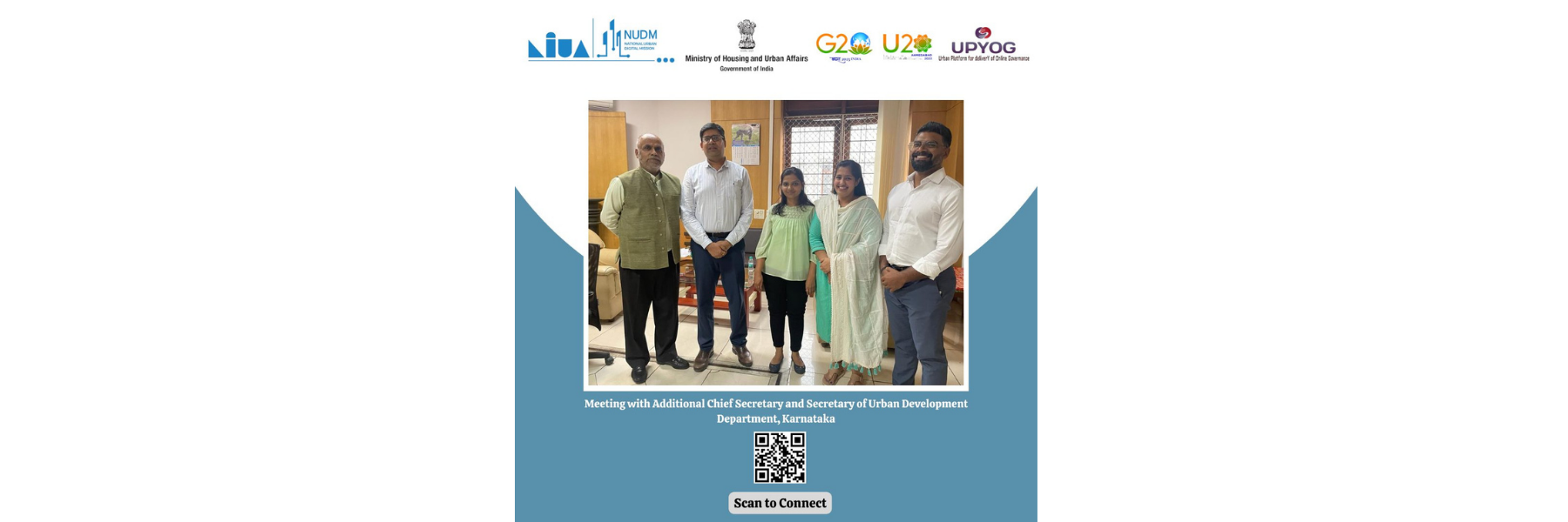 Meeting with the Additional Chief Secretary & Secretary, UDD, Karnataka