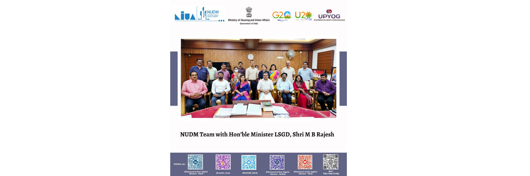 Meeting with LSGD, Kerala